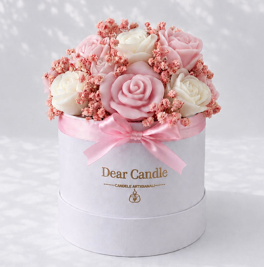 Bouquet di Candele - Sweet Rose