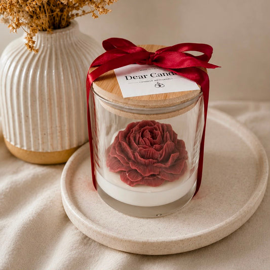 Bomboniera - Peony Candle